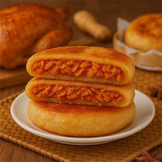 Mild Spicy Chicken Pie(1pc) 新奥尔良鸡肉烧饼